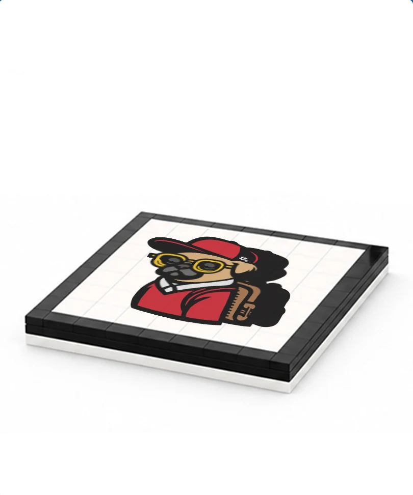 Brick Moments: Puzzle LEGO Personalizzato con Cornice 8x8 - Il tuo ricordo diventa LEGO! - immagine 2
