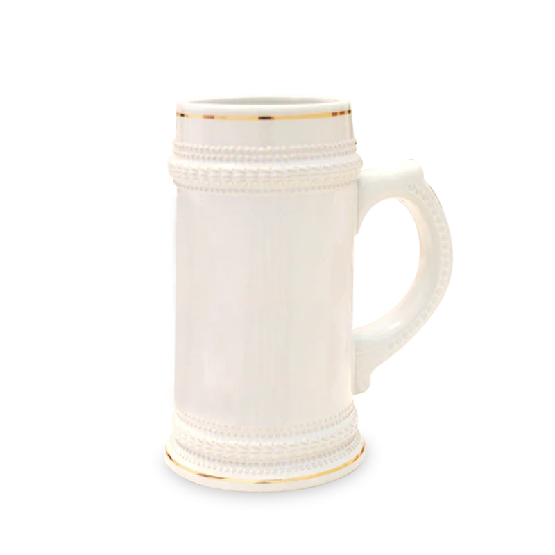 Boccale da birra con filo oro