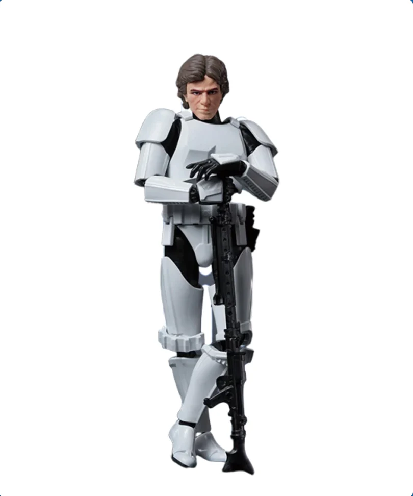Star Wars Blokees Plastic Model Kit Champion Class 03 Han Solo - immagine 2