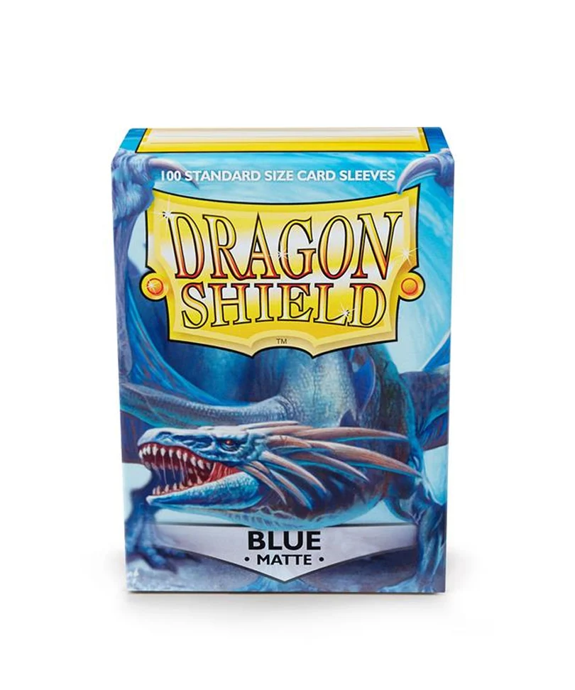 Dragon Shield - Standard Sleeves - Matte Blue (100 Sleeves) - immagine 3