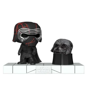 Kylo Ren with Darth Vader’s Helmet