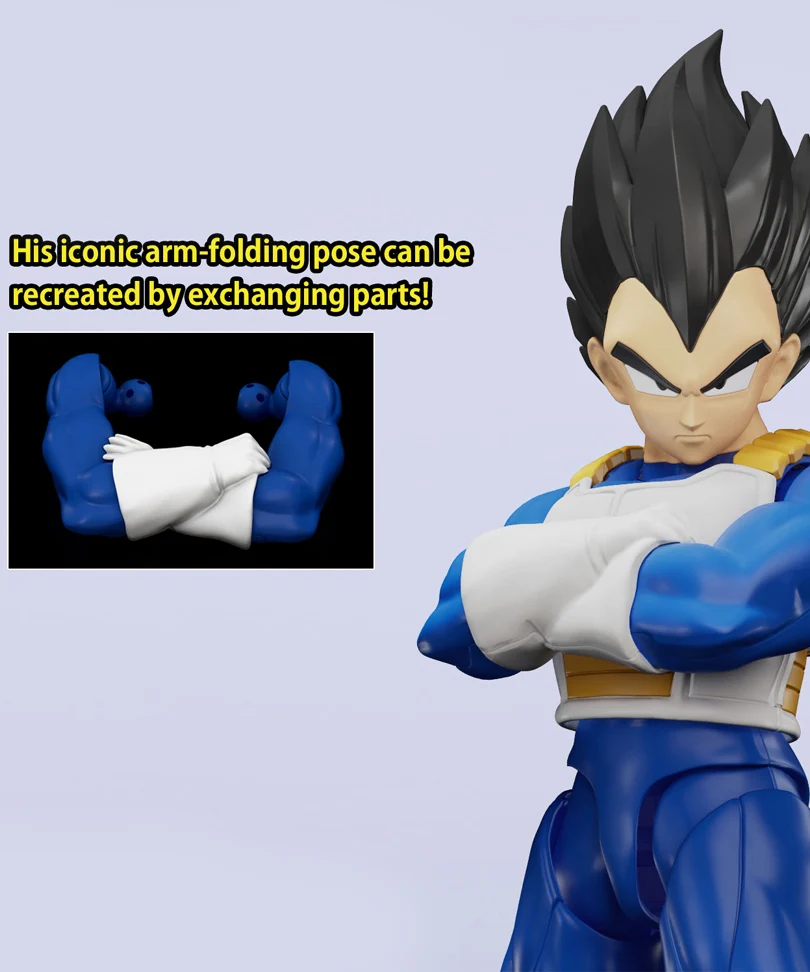 Dragon Ball - Figure-rise Standard Vegeta (NEW SPEC Ver.) - Model Kit - immagine 2