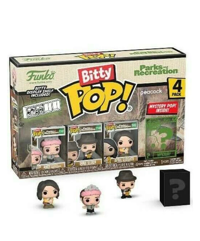 Andy as Princess Rainbow Sparkle / Duke Silver / April Ludgate / Mystery Bitty (4-Pack)