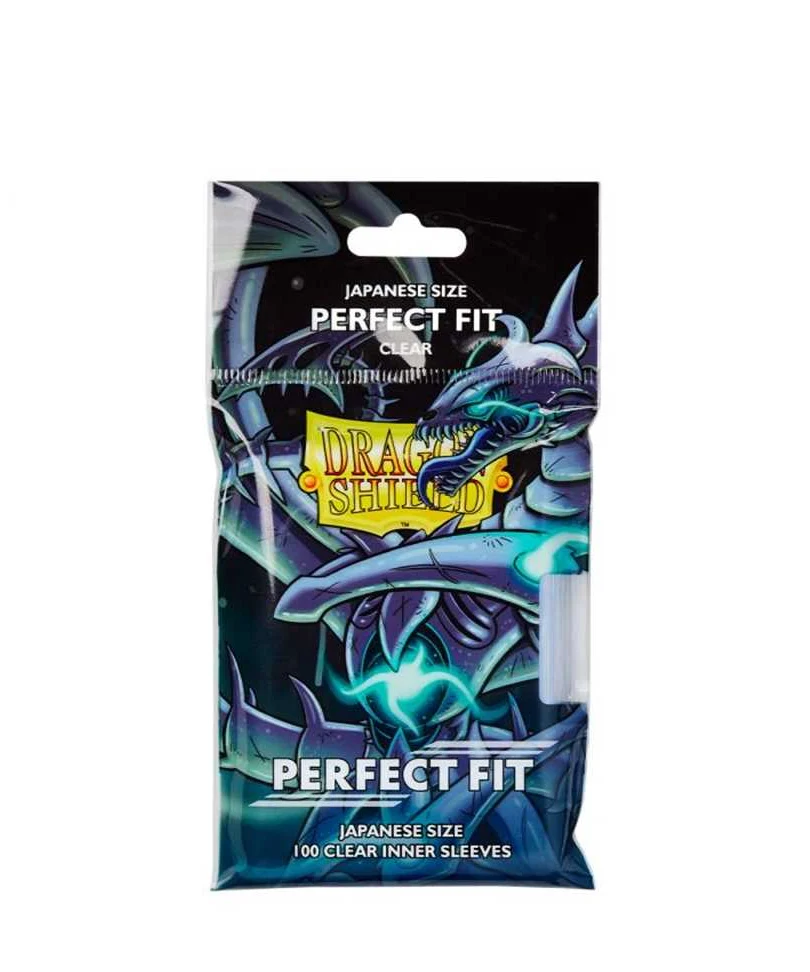 Dragon Shield - Perfect Fit Small Sleeves - Clear 'Qyonshi' (100 Sleeves)