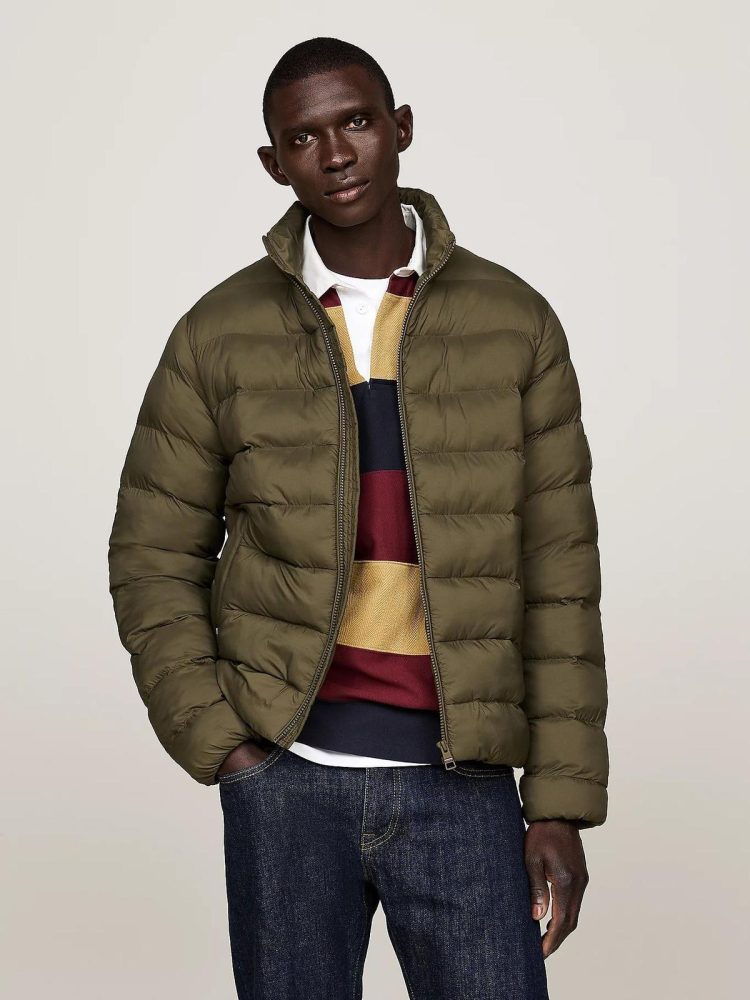 Tommy Hilfiger Giacca Uomo Mid Weight Stand Collar