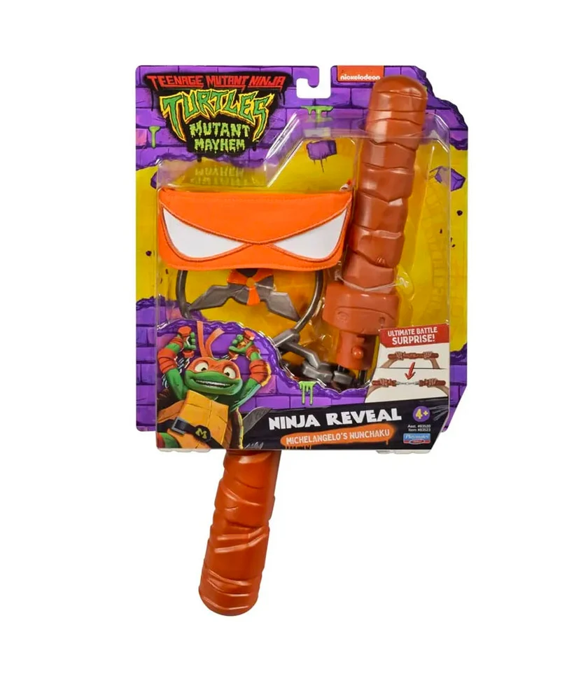 Teenage Mutant Ninja Turtles: Mutant Mayhem Michelangelo Transforming Nunchuk - immagine 2