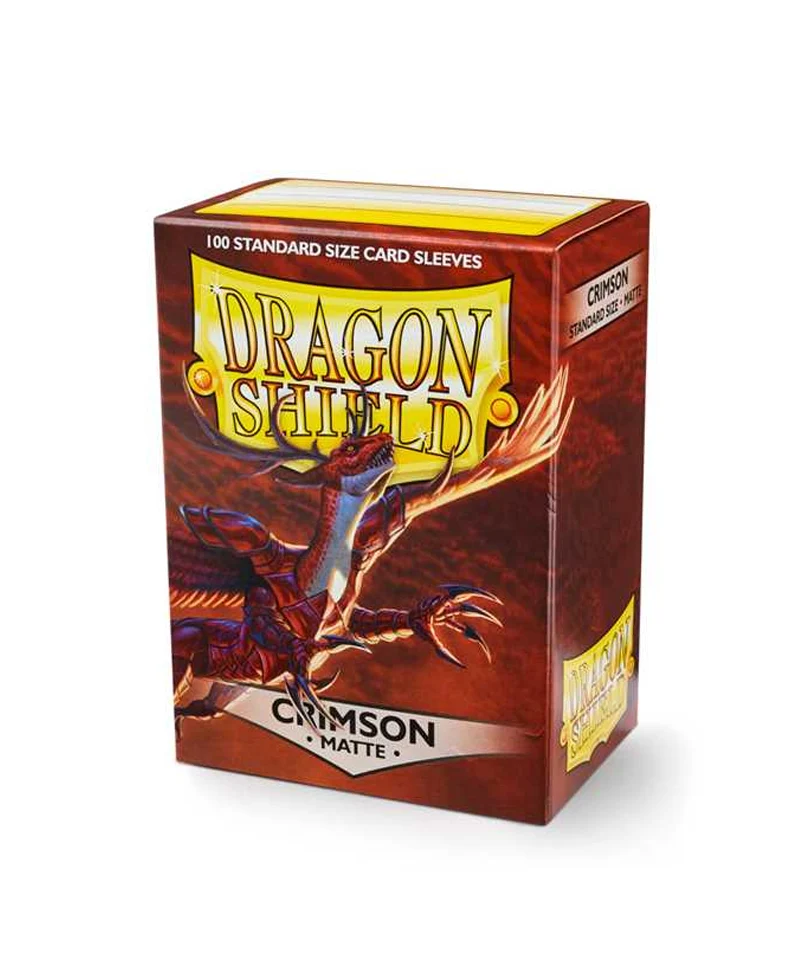Dragon Shield - Standard Sleeves - Matte Crimson (100 Sleeves)