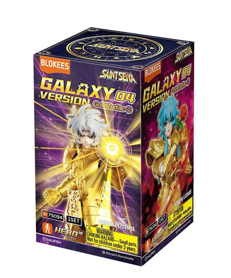 Saint Seiya Blokees Plastic Model Kit Galaxy Version 04 - Gold Saints Zodiac Blind Box