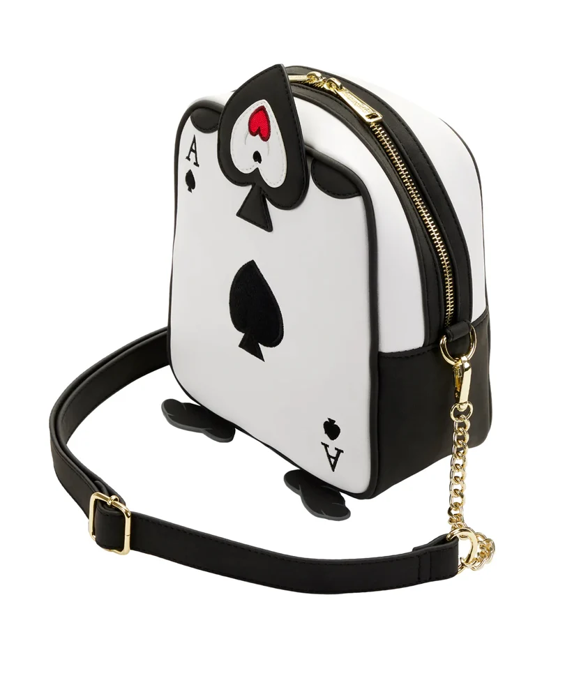 Borsa Tracolla - Alice nel Paese delle Meraviglie: Asso di Picche - immagine 2