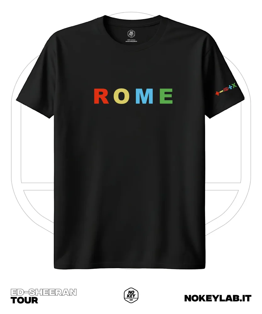 Maglia Ed Sheeran Concerti Roma e Marsiglia – Edizione Limitata Fan