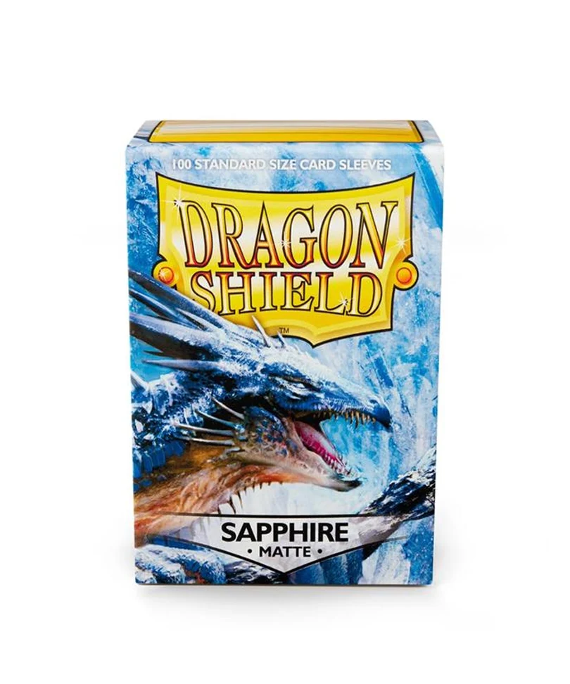 Dragon Shield - Standard Sleeves - Matte Sapphire (100 Sleeves) - immagine 3