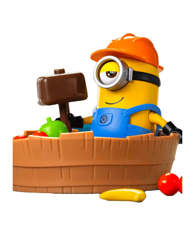 Minions Blokees Plastic Model Kit PreCool Jelly Factory Series 1 Stuart - immagine 2
