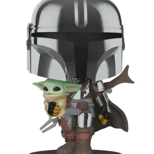 Chrome Armor Mandalorian with The Child (10-Inch) (Chrome) Chrome Armor Mandalorian with The Child (10-Inch) (Chrome)