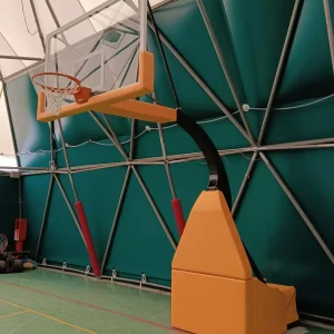 Impianto Basket Oleodinamico Manuale – Acciaio Verniciato Antracite – Tabellone Cristallo Safety 12mm – Certificato UNI-EN 1270 Impianto Basket Oleodinamico Manuale – Acciaio Verniciato Antracite – Tabellone Cristallo Safety 12mm – Certificato UNI-EN 1270