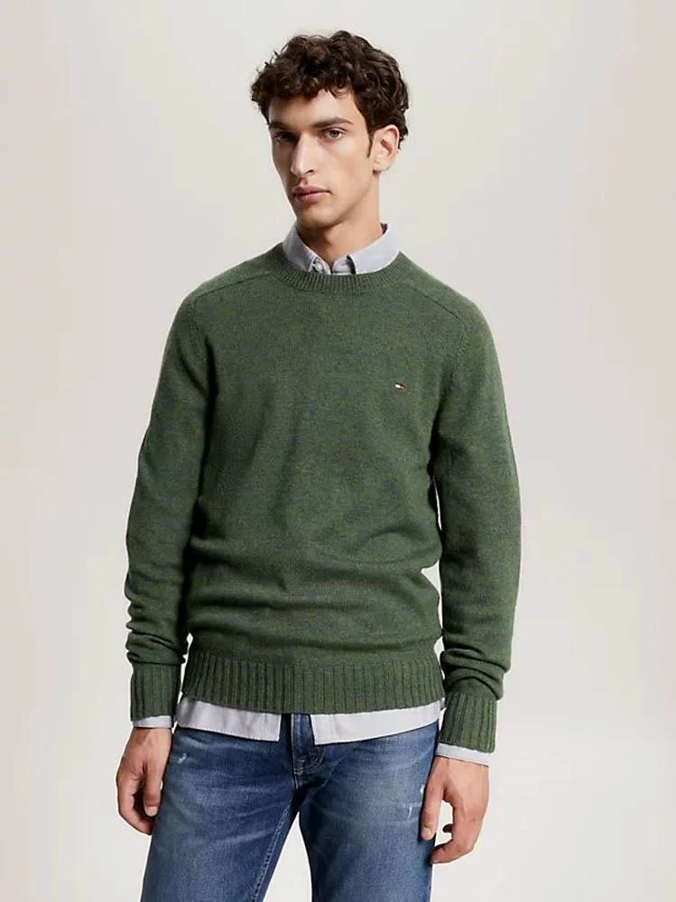 Tommy Hilfiger Maglia Uomo Multi Htr Merino - immagine 2
