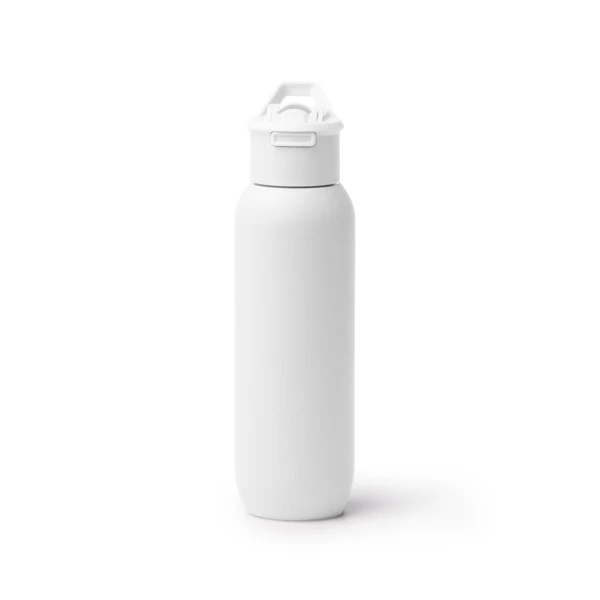 Borraccia Termica in Acciaio Inossidabile Riciclato 500ml – Cannuccia in Silicone One-Touch - immagine 2
