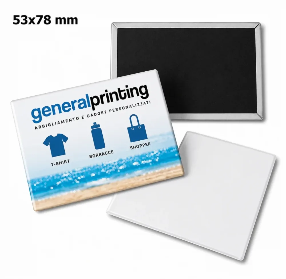 Calamite Personalizzate FullCustom 53x78mm – Stampa a Colori HD