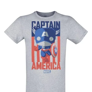 Funko Marvel T-Shirt Captain America (Taglia XL)