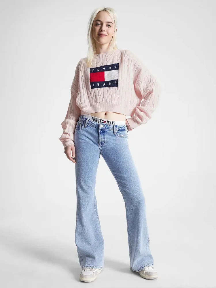Tommy Hilfiger Maglia Donna Center Flag - immagine 2