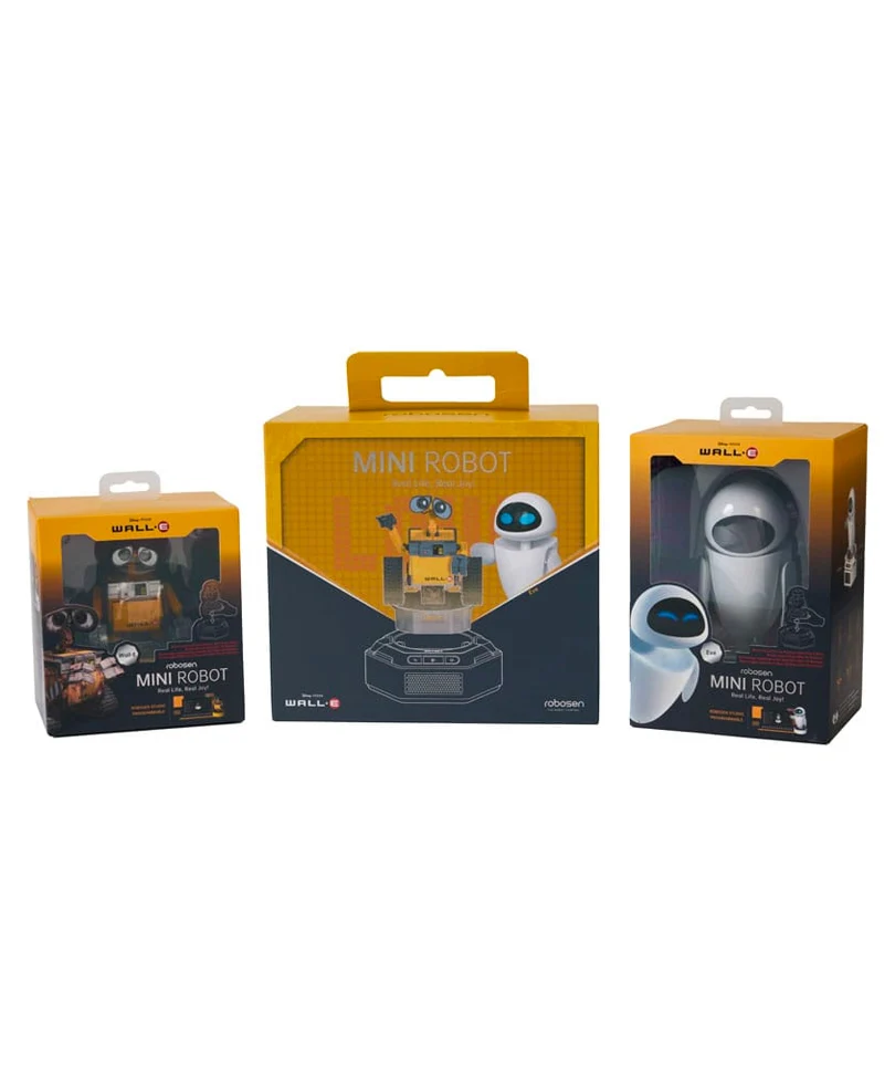 Wall-E - Interactive Mini Robots Wall-E & Eve (2-Pack) ENG