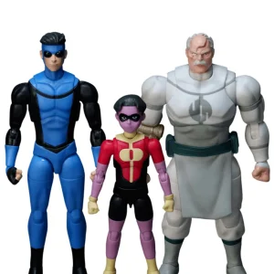 Invincible with Kid Omni Man & Conquest Limited Action Figure Set Invincible with Kid Omni Man & Conquest Limited Action Figure Set