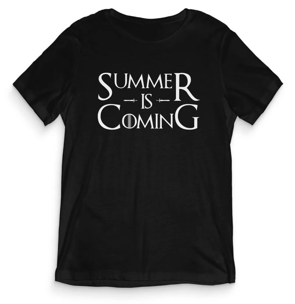 TeesBlitz tee174 –  T-Shirt Divertente – Summer is Coming