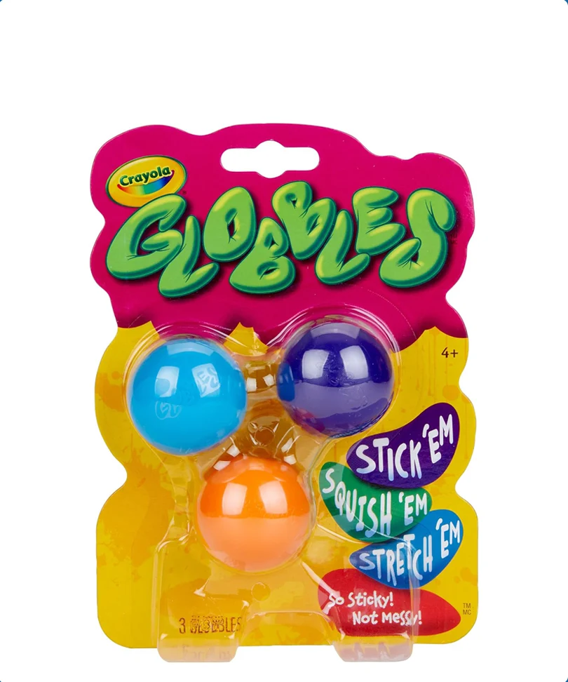Fidget Toy Globbles – Palline Appiccicose Antistress (3 Pezzi)