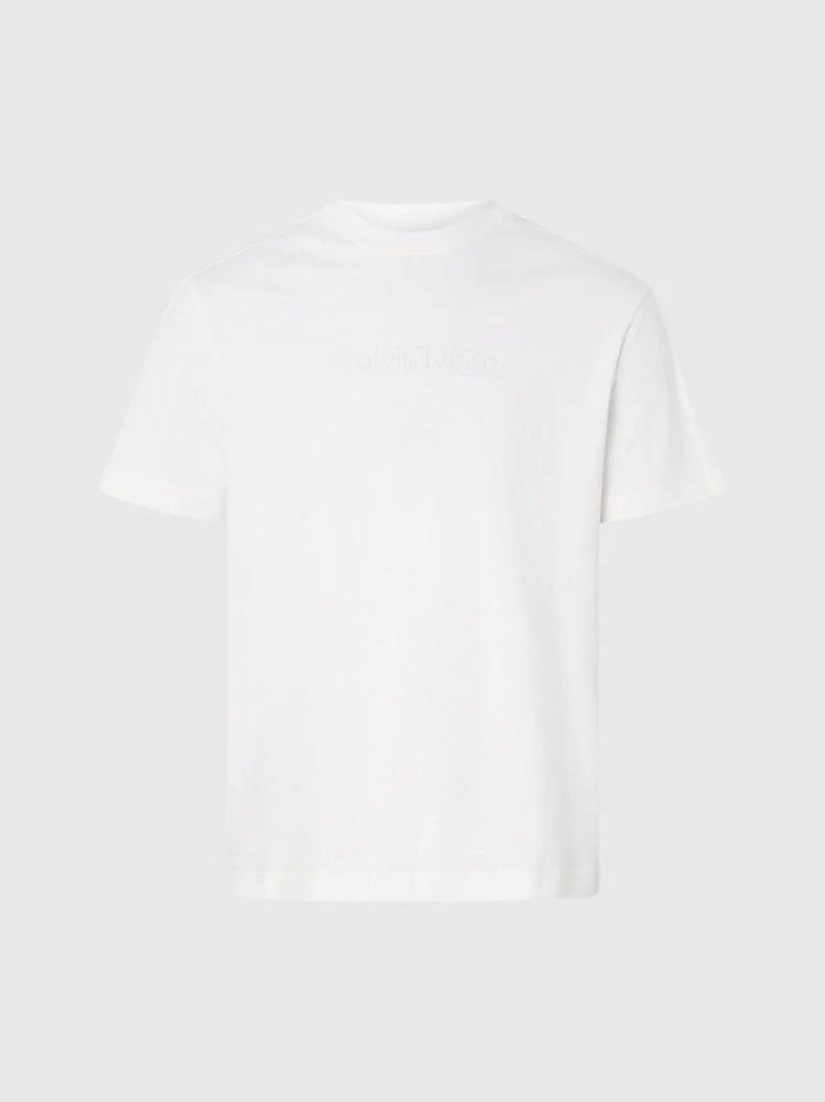 Calvin Klein T-Shirt Uomo Comfort Debossed Logo