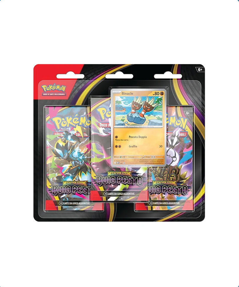 Pokemon Card Game – Buio Pesto – Blister 3 Buste + 1 Card