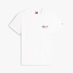 Tommy Hilfiger T Shirt Uomo Slim Sign Chest Tommy Hilfiger T Shirt Uomo Slim Sign Chest