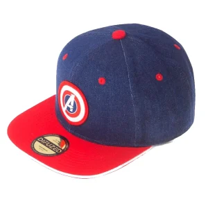 Cappello con visiera Marvel Captain America Shield Denim Cappello con visiera Marvel Captain America Shield Denim