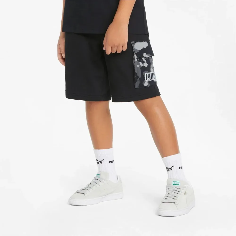 Puma Pantaloncini Junior Alpha Cargo Sweat Short - immagine 3