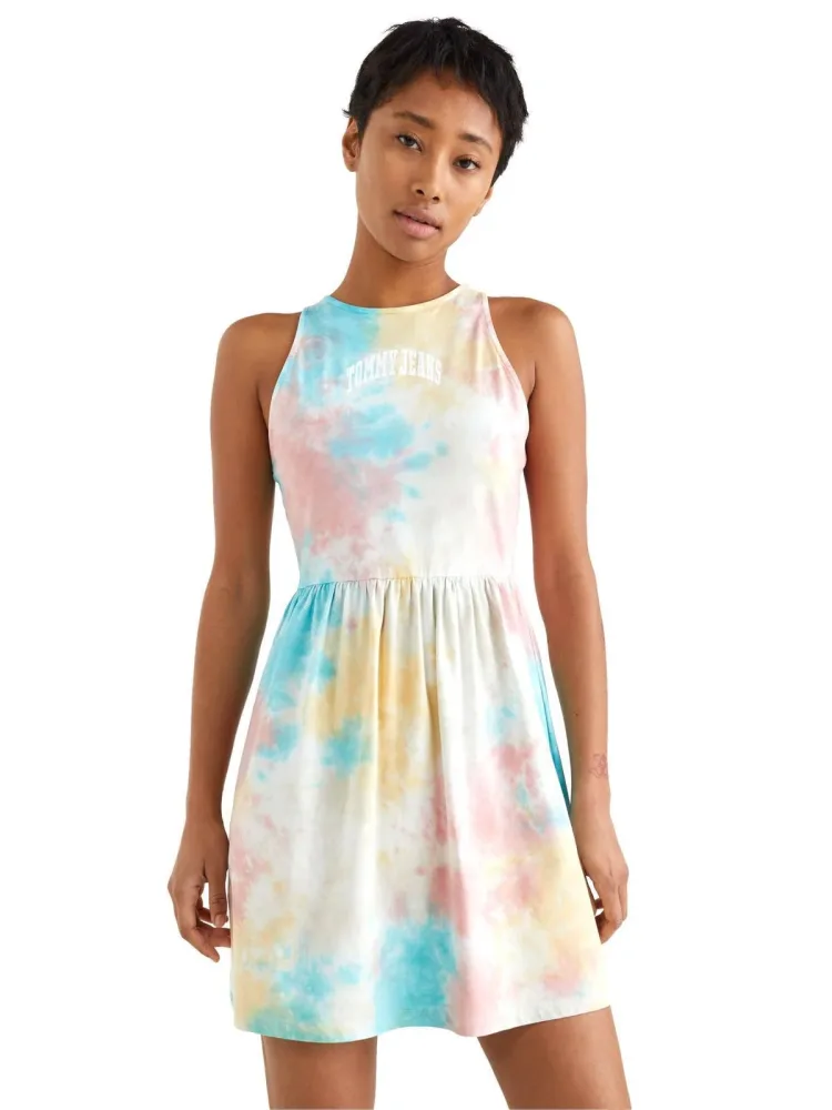 Tommy Hilfiger Abito Donna Tie Dye Skater - immagine 2