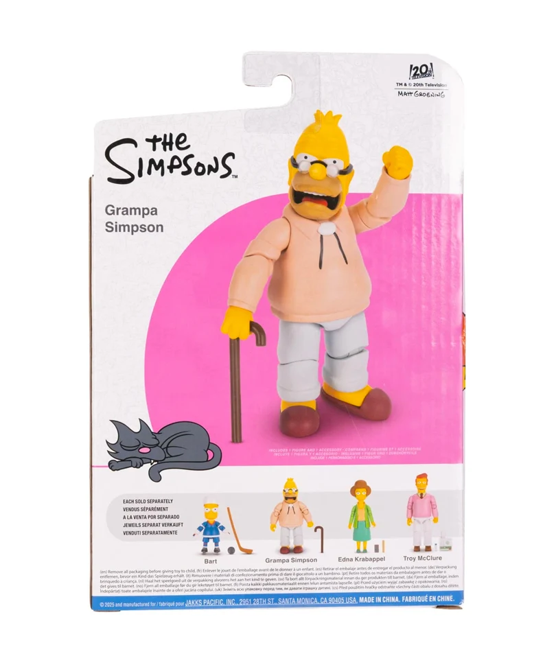 Grampa Simpson - The Simpsons - Mini Figure Wave 3 - 6cm - immagine 3