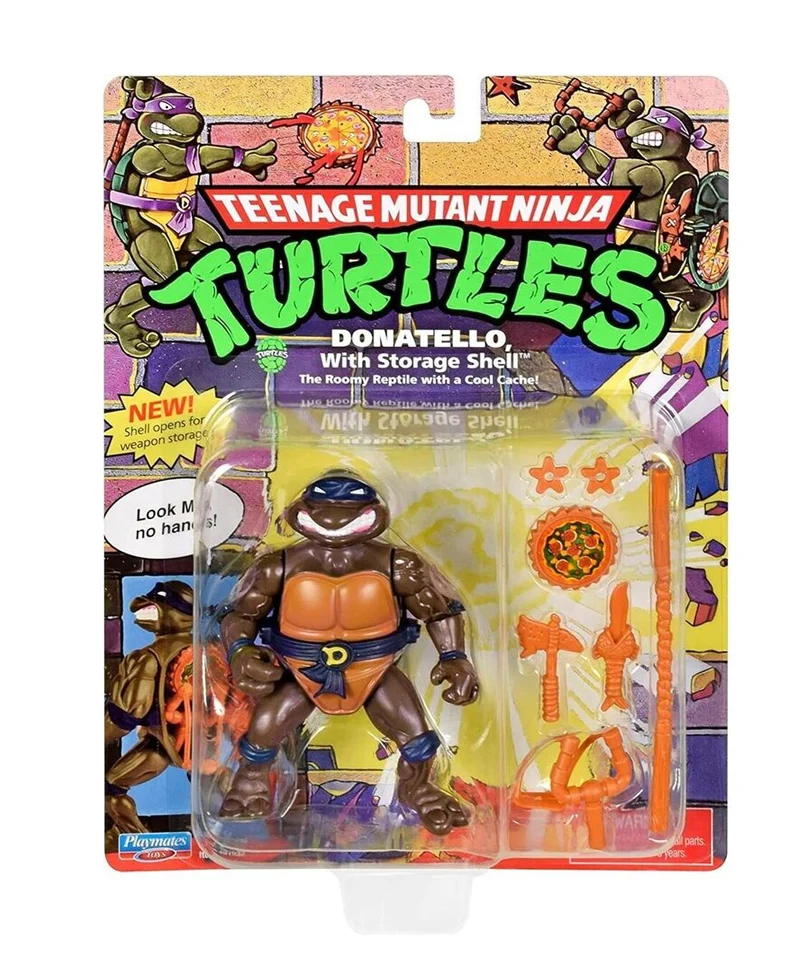 Donatello With Storage Shell - Teenage Mutant Ninja Turtles Action Figures