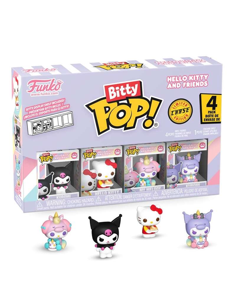 Kuromi / Hello Kitty / My Melody / Scegli il tuo Bitty (4-Pack)