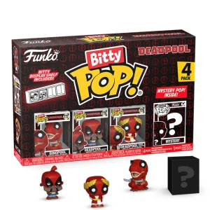 Dinopool / Barista Deadpool / Roman Senator Deadpool / Mystery Bitty (4-Pack) Dinopool / Barista Deadpool / Roman Senator Deadpool / Mystery Bitty (4-Pack)