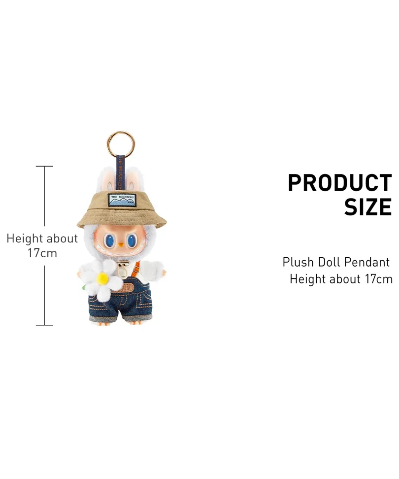The Monsters Labubu - Fall in Wild - Vinyl Plush Doll Pendant Pop Mart Official Figure - immagine 2