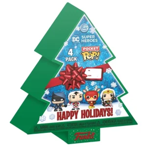 DC Super Heroes 4-Pack Pocket POP! Happy Holidays DC Super Heroes 4-Pack Pocket POP! Happy Holidays