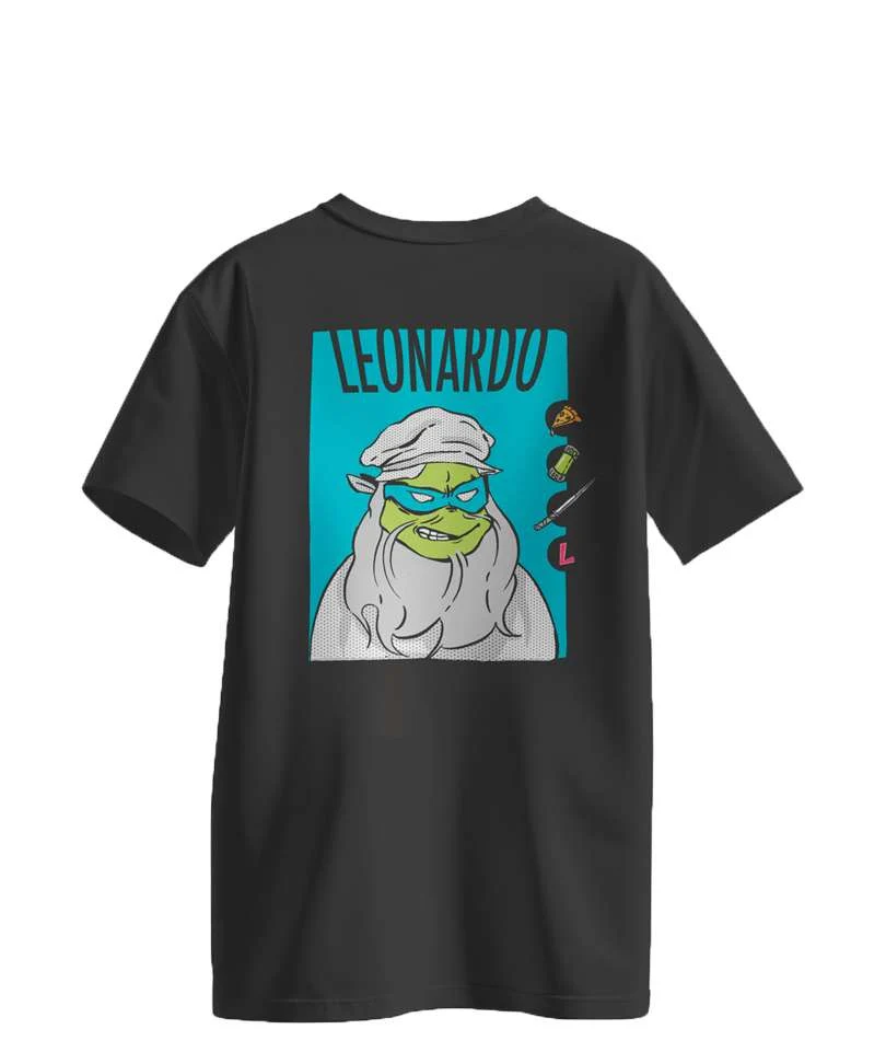 T-Shirt Donna Leonardo Ninja Nera