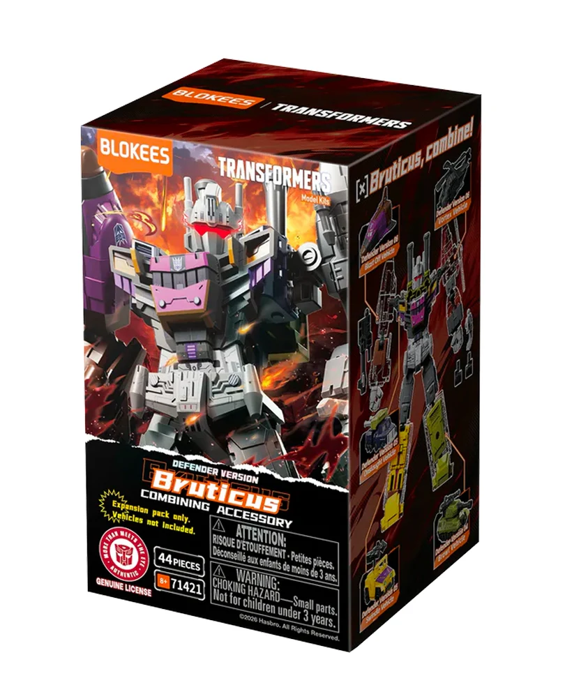 Transformers Blokees Plastic Model Kit Defender Version Bruticus Combining Accessory