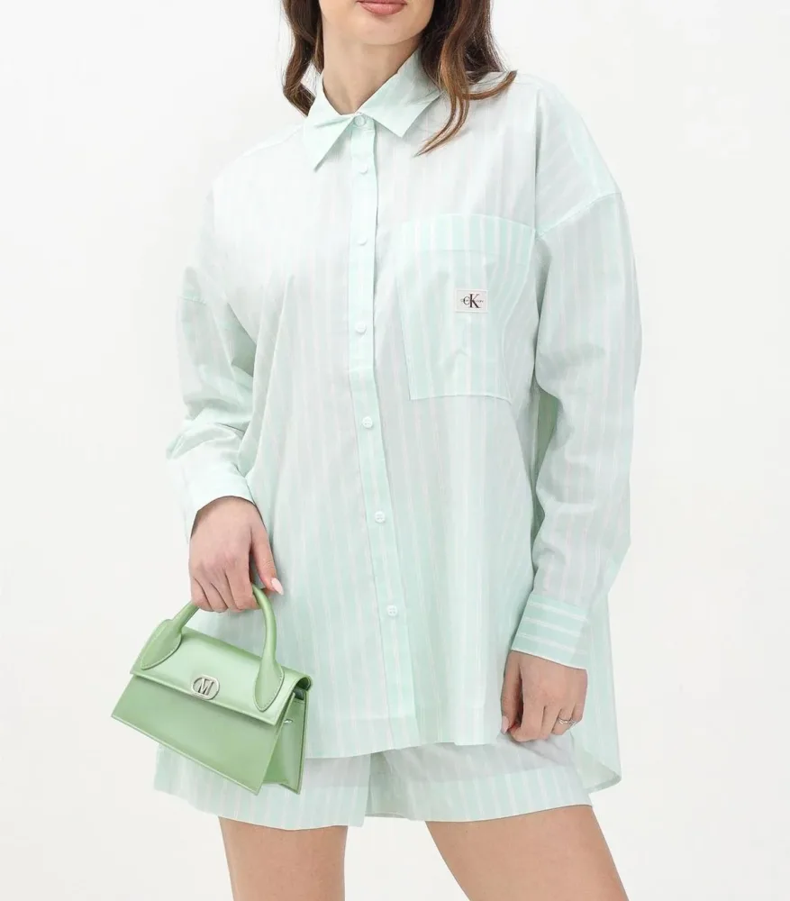 Calvin Klein Camicia Donna Summer Poplin Over - immagine 3