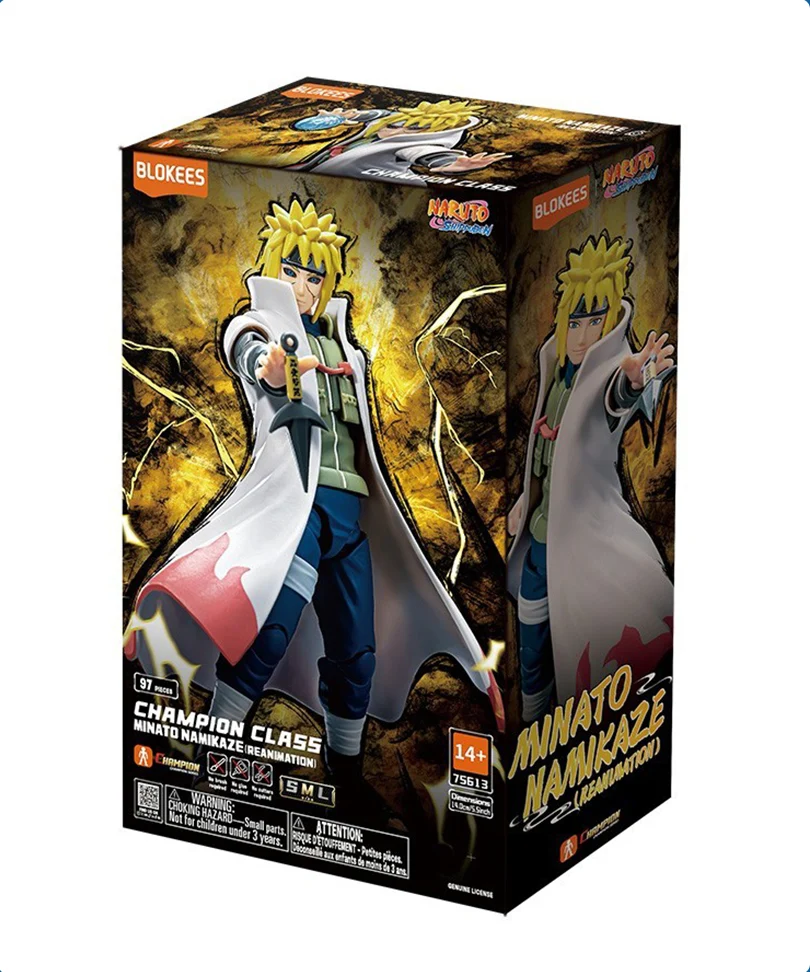 Naruto Shippuden Blokees Plastic Model Kit Champion Class 03 Minato Namikaze