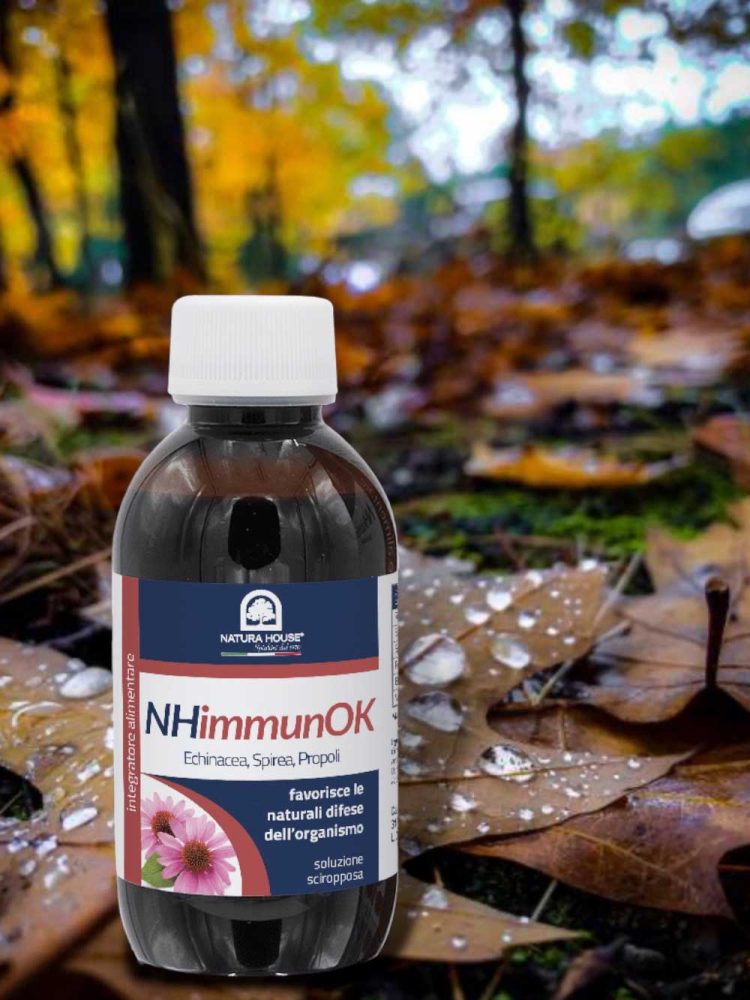 NH IMMUNOK Rafforza le Difese Immunitarie – Echinacea, Spirea, Propoli, Ribes Nero, Elicriso