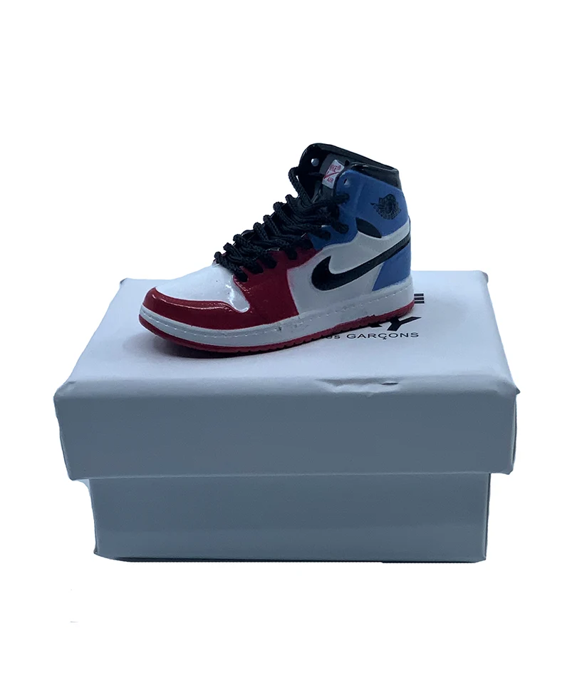 Jordan 1 High Fearless UNC Chicago - Mini Scarpe da Collezione