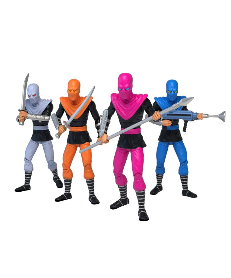 Teenage Mutant Ninja Turtles - BST AXN Action Figure 4-Pack Foot Soldiers 13 cm - immagine 3