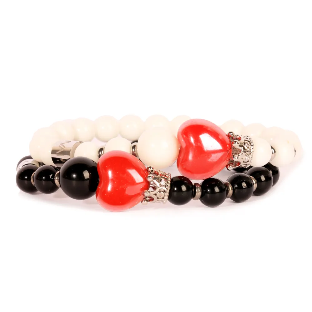 KING & QUEEN ❤️ Bracciali elastici - immagine 2