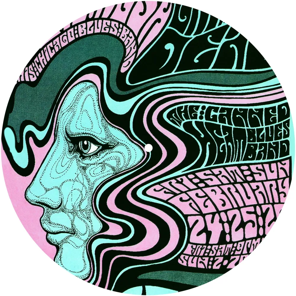 Slipmats 33 TB108 – Panno feltro giradischi Rock Music Poster