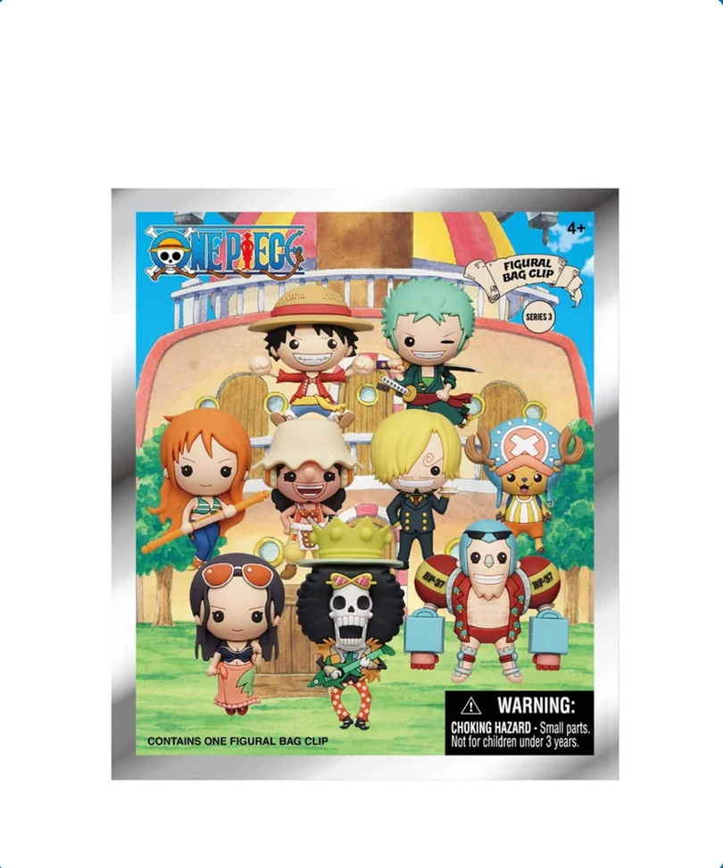 One Piece - Series 1 - 3D Foam Bag Clip