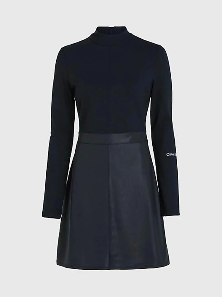 Calvin Klein Abito Donna Coated Milano A Line Dress